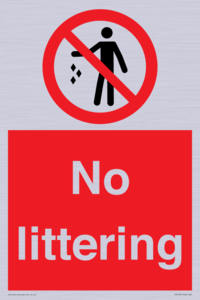 No littering